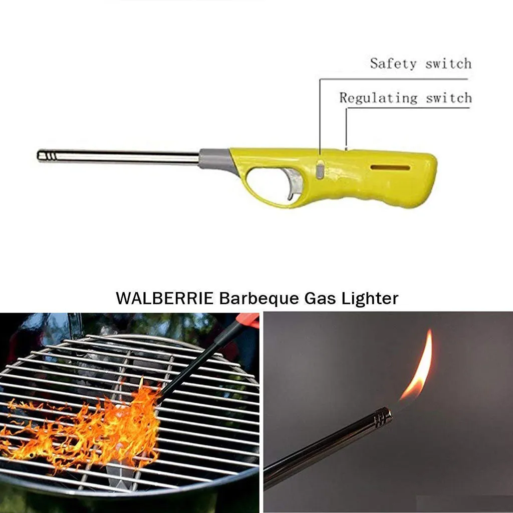 0154 Plastic Adjustable Flame & Gas refillable Lighter (Multicolour)