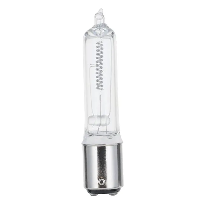 100 Watt Single-Ended Halogen Clear D.C. Bayonet Base, 120 Volt, Card