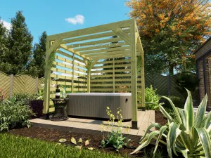 2.4m x 2.4m Boxshade Pergola Kit