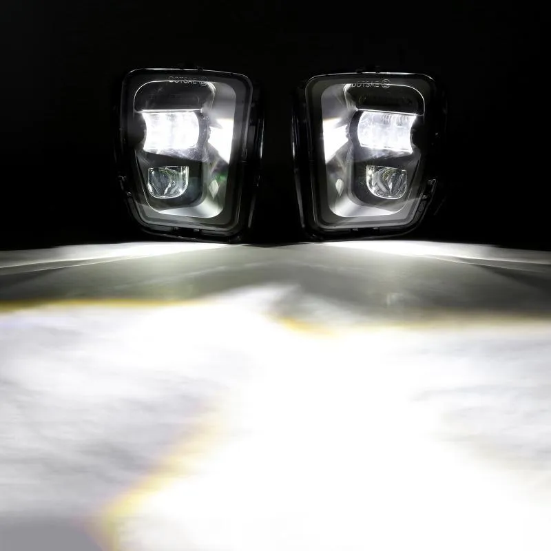 (2pcs/set) 36W LED Fog Lights for Dodge Ram 1500 2013 2014 2015 2016 2017 2018 (Black)