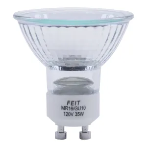 35W Soft White (2700K) MR16 Dimmable GU10 Base Flood Halogen Light Bulb