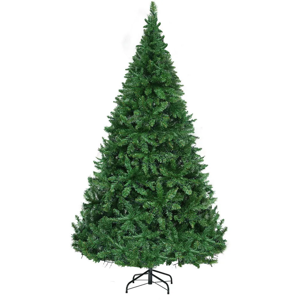 6FT Pre-lit LED Xmas Tree, 874 Tips, Metal Stand, Non-toxic