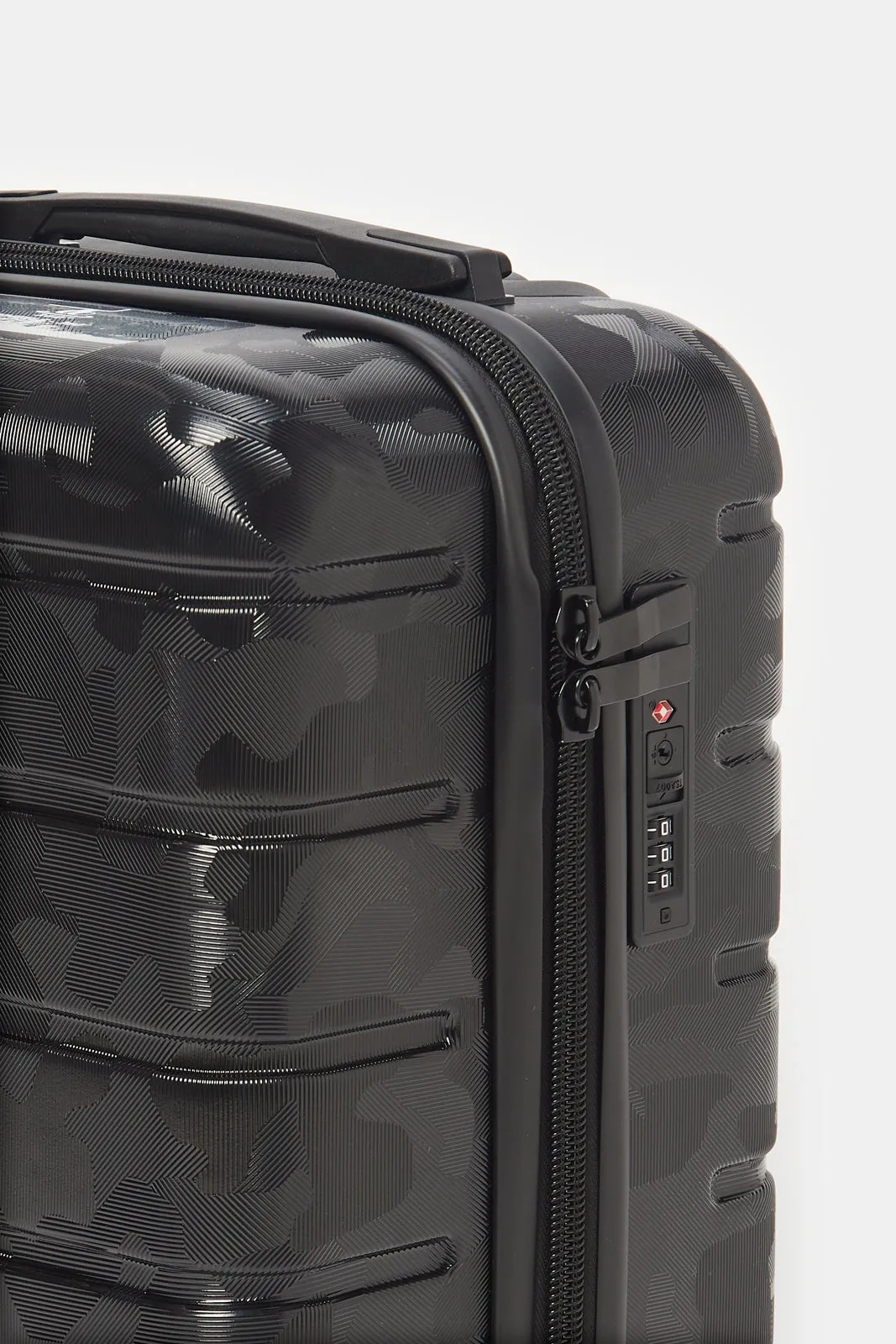 Black Abs Trolley Luggage (20 Inch)