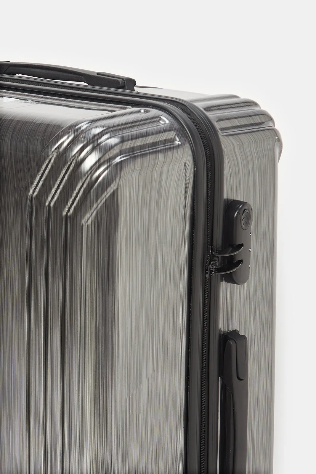 Black Embellished Trolley Luggage (28 Inch)