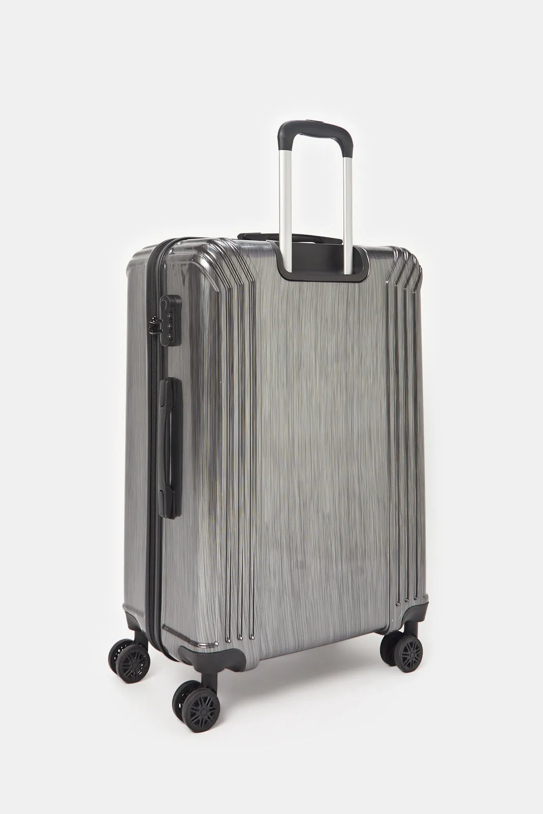 Black Embellished Trolley Luggage (28 Inch)