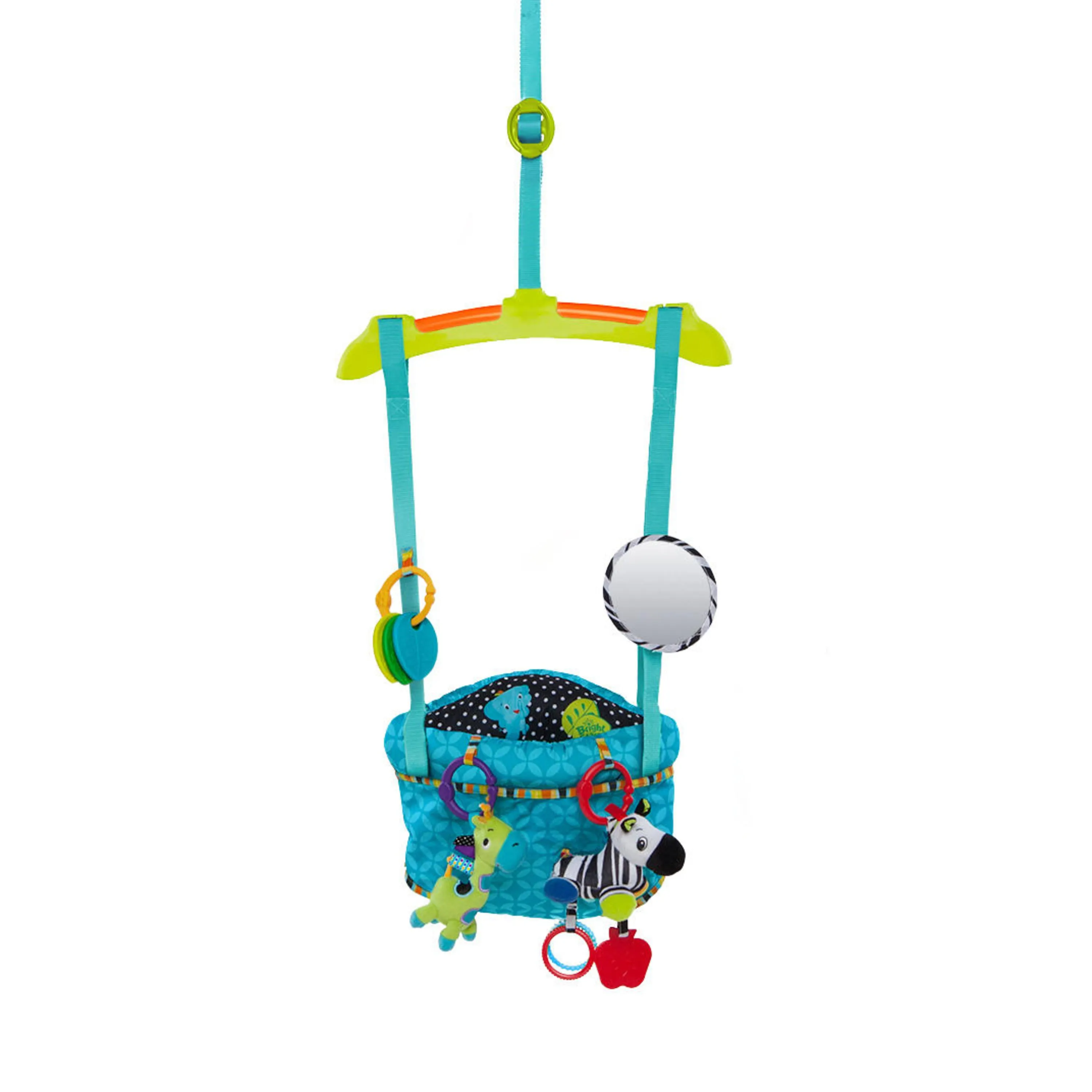 Bright Starts Bounce 'n Spring Deluxe Door Jumper with Take-Along Toys