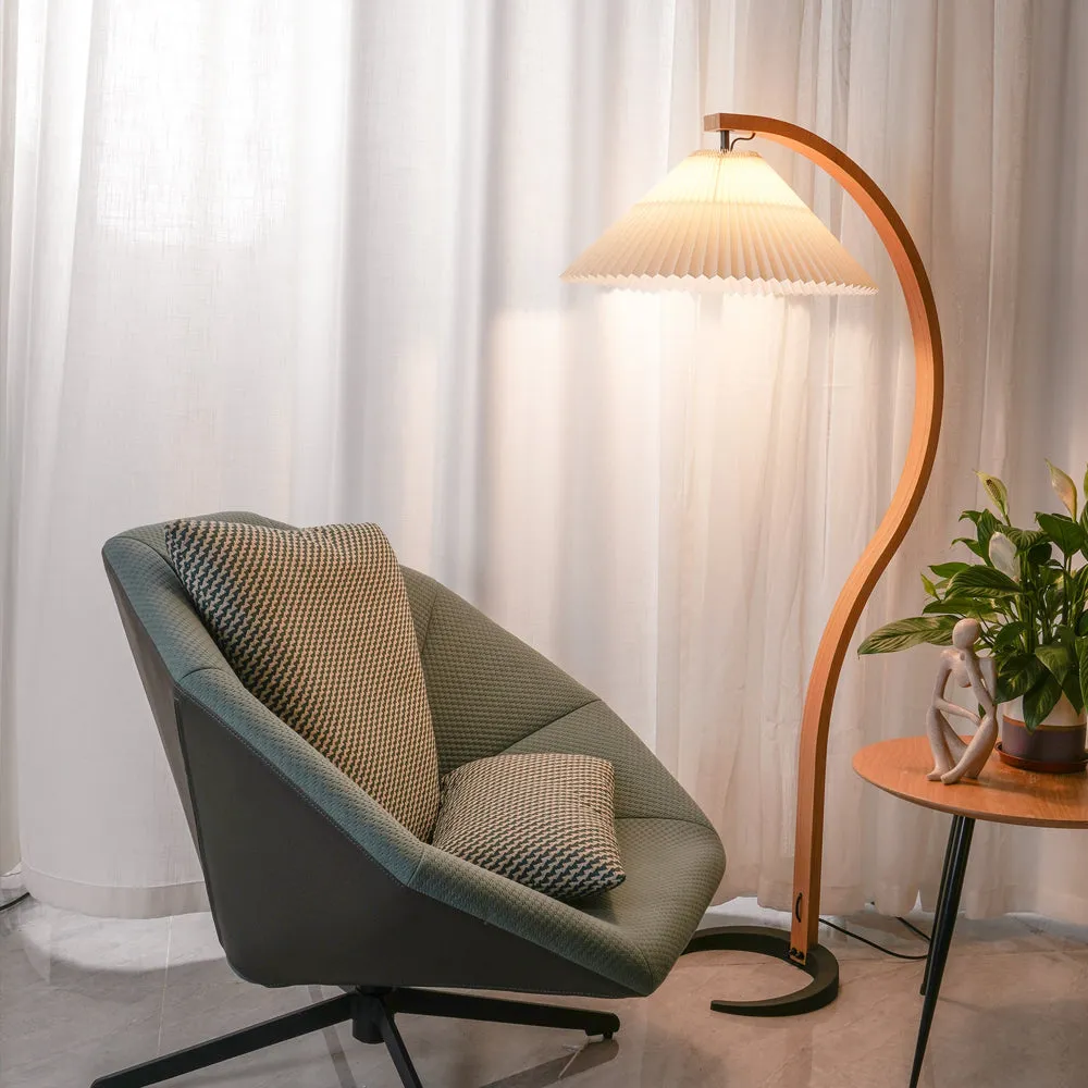 Caprani Wooden Floor Lamp