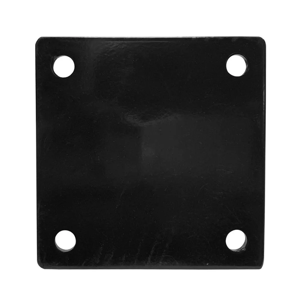 Ceiling Square Wall Mount Hook Anchor - Black