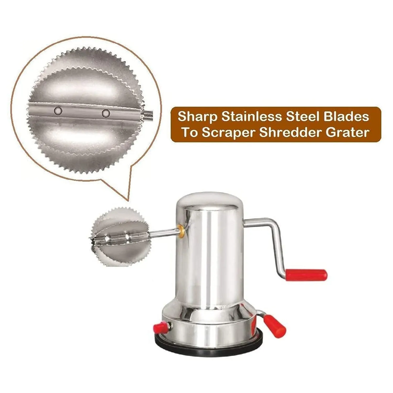 Coconut scrapers Machine Manual Steel For Home & Kitchen Use