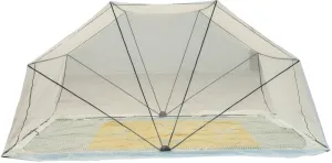 Comfort Mosquito Net- 6 x 7 Ivory (Foldable Large usable on Floor/Ground/Terrace)