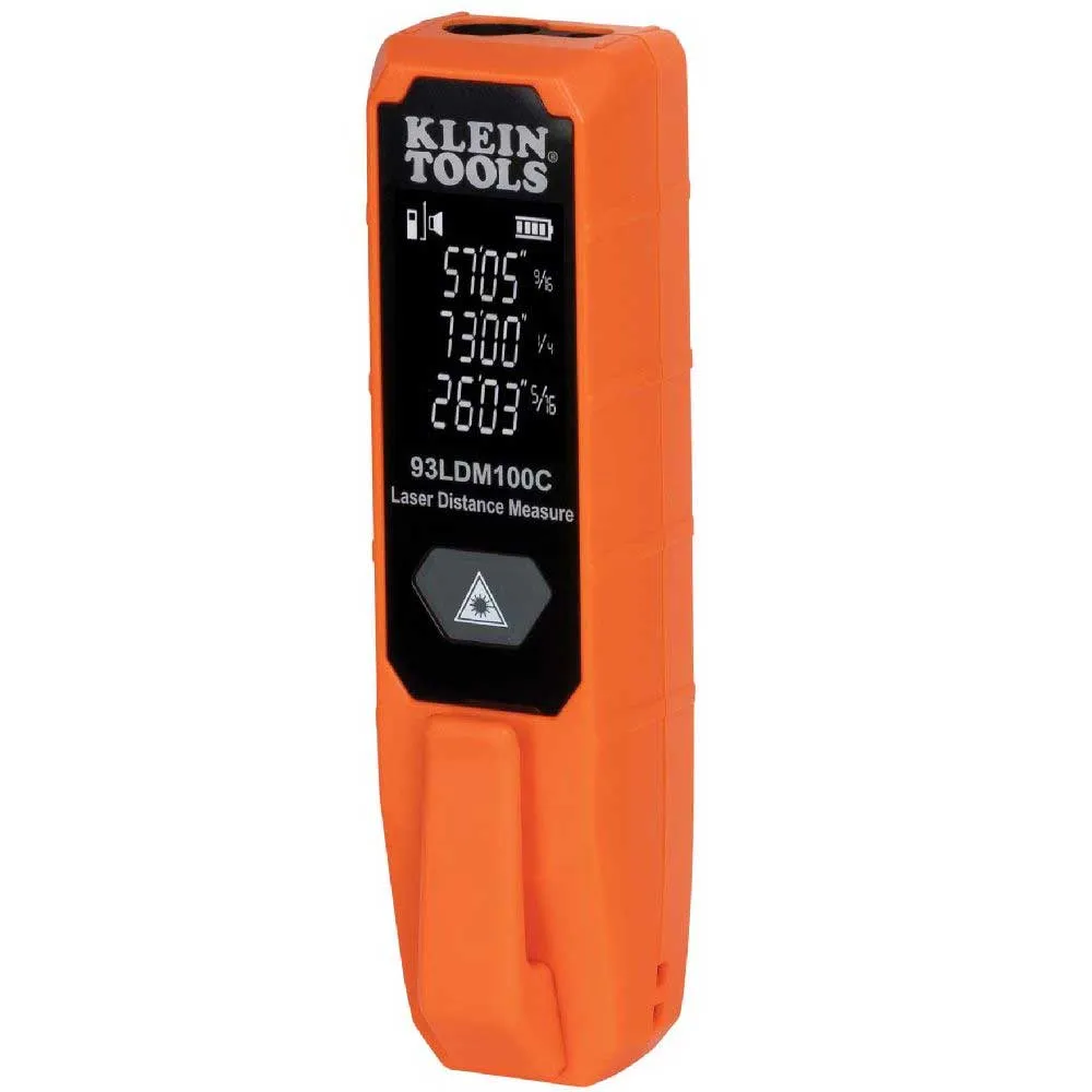 Compact Laser Distance Measure, 100 Feet