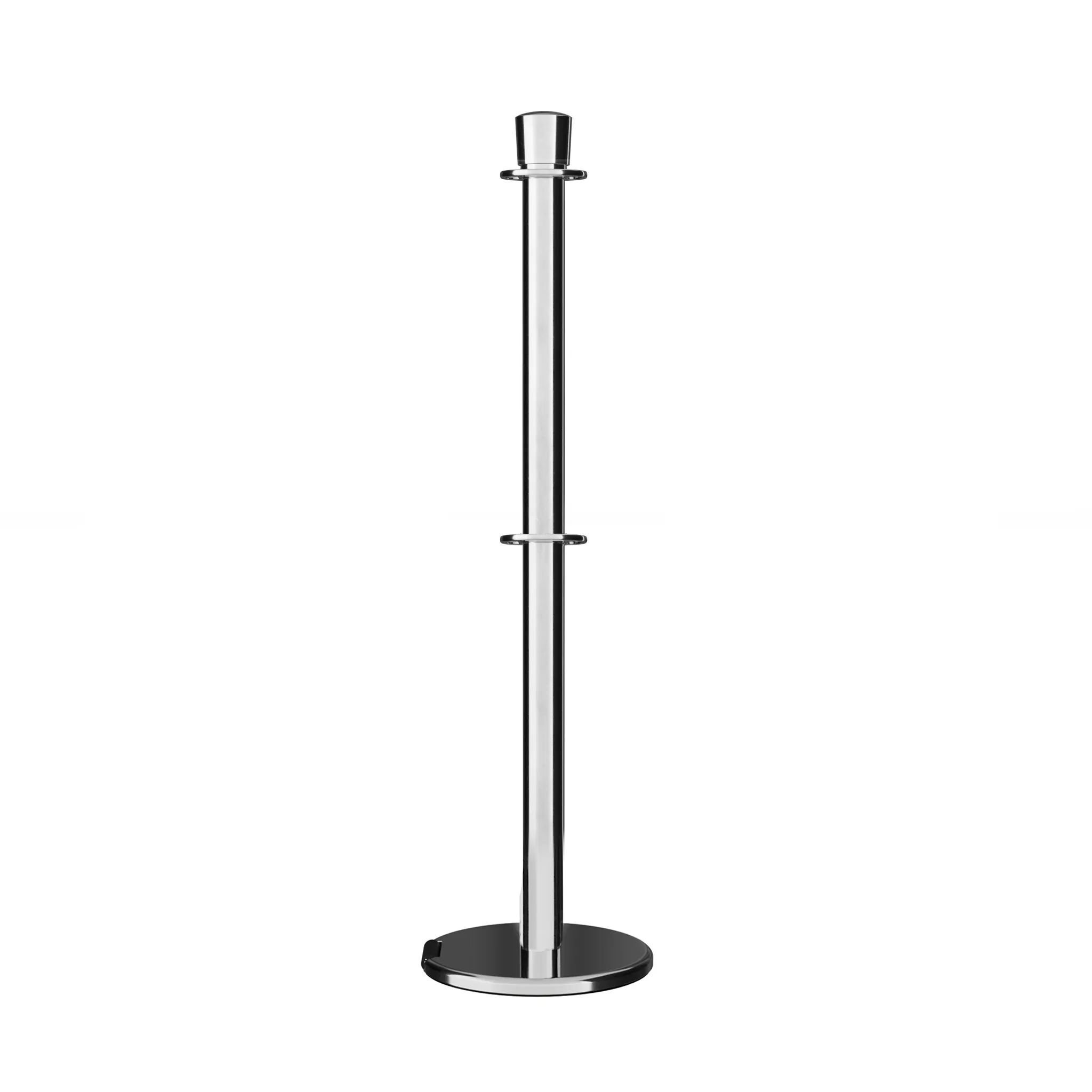 Crown Top Dual Rope Stanchion with Roller Base - Montour Line CELineD