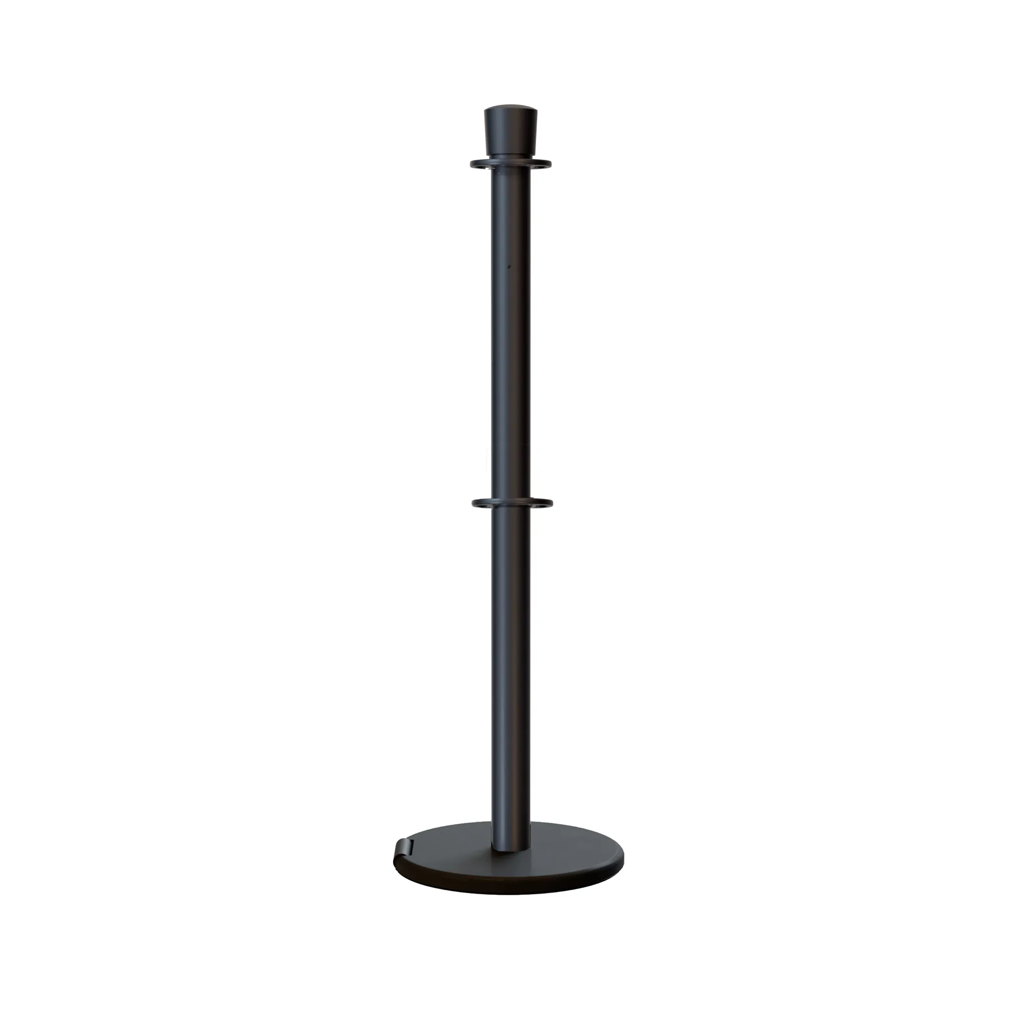 Crown Top Dual Rope Stanchion with Roller Base - Montour Line CELineD