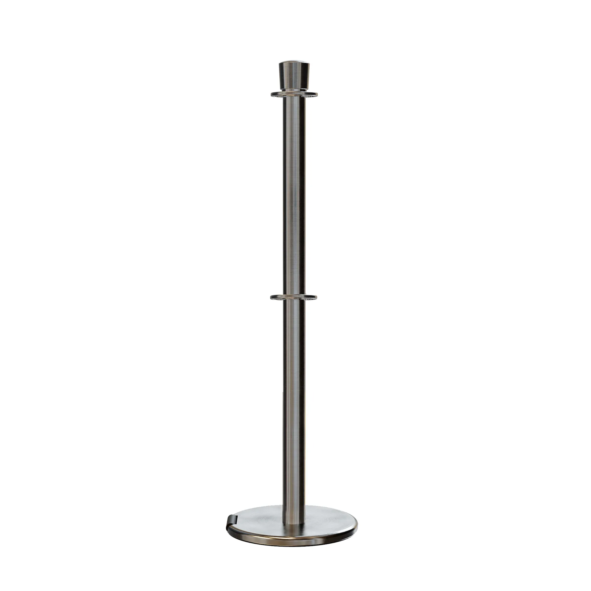 Crown Top Dual Rope Stanchion with Roller Base - Montour Line CELineD