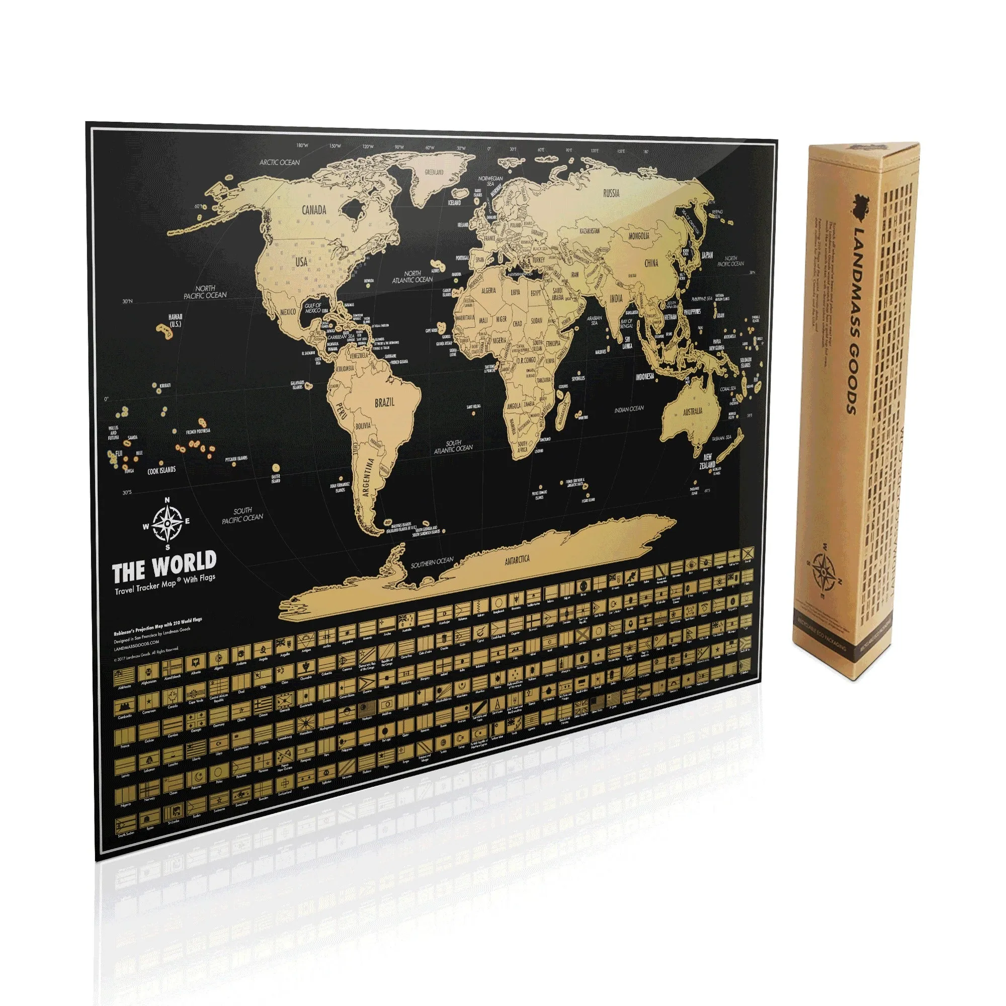 Deluxe Scratch Off Map