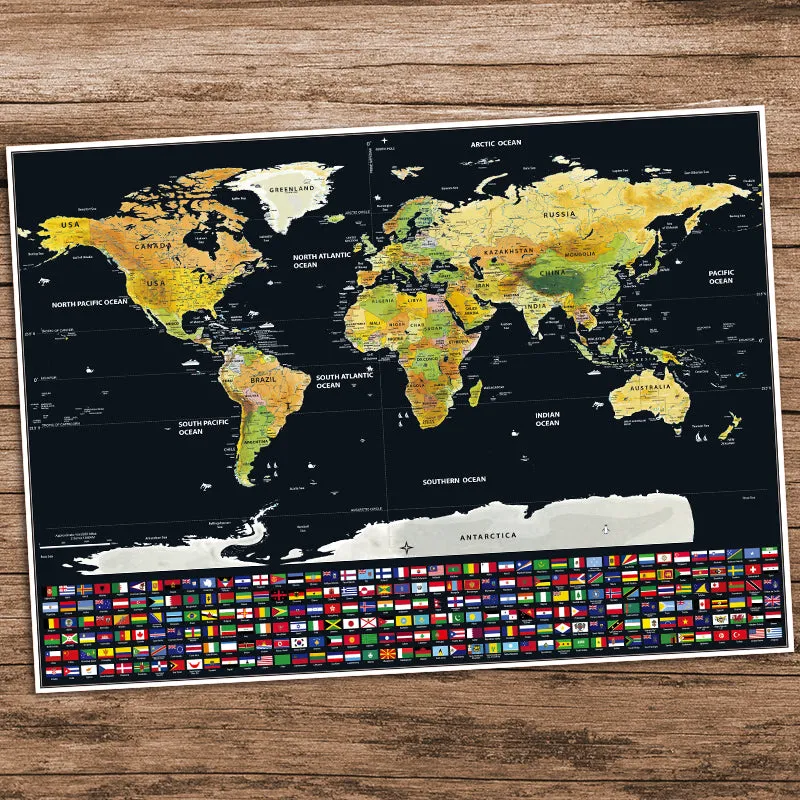 Deluxe Scratch Off Map