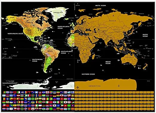 Deluxe Scratch Off Map