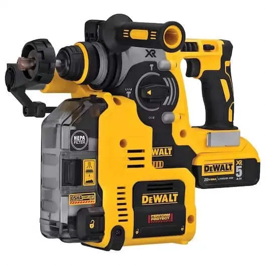 DeWalt 20V MAX* XR‚® SDS  1" L-Shape Rotary Hammer Drill Kit with Onboard Dust Extractor