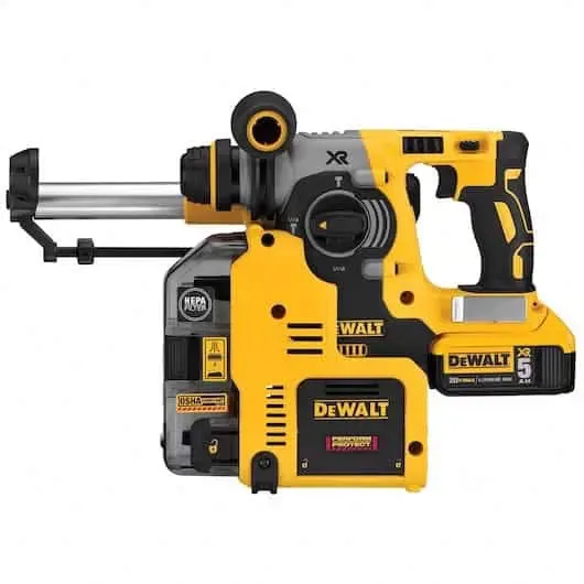 DeWalt 20V MAX* XR‚® SDS  1" L-Shape Rotary Hammer Drill Kit with Onboard Dust Extractor