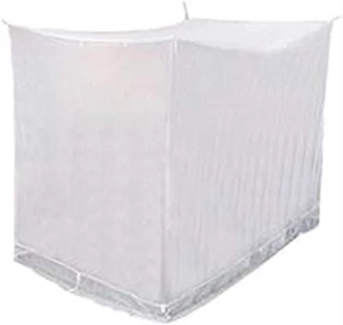 Divayanshi Mosquito Net 5 x 6.5 ft semi Double Bed Polycotton White 100% Heavy Quality Net