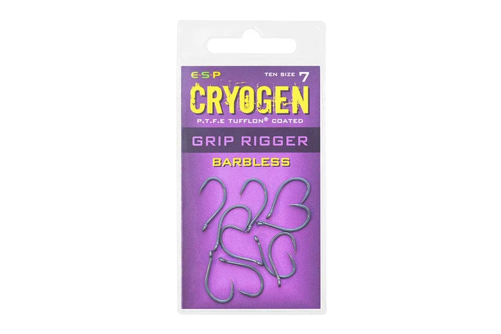 ESP Cryogen Grip Rigger Barbless Hooks