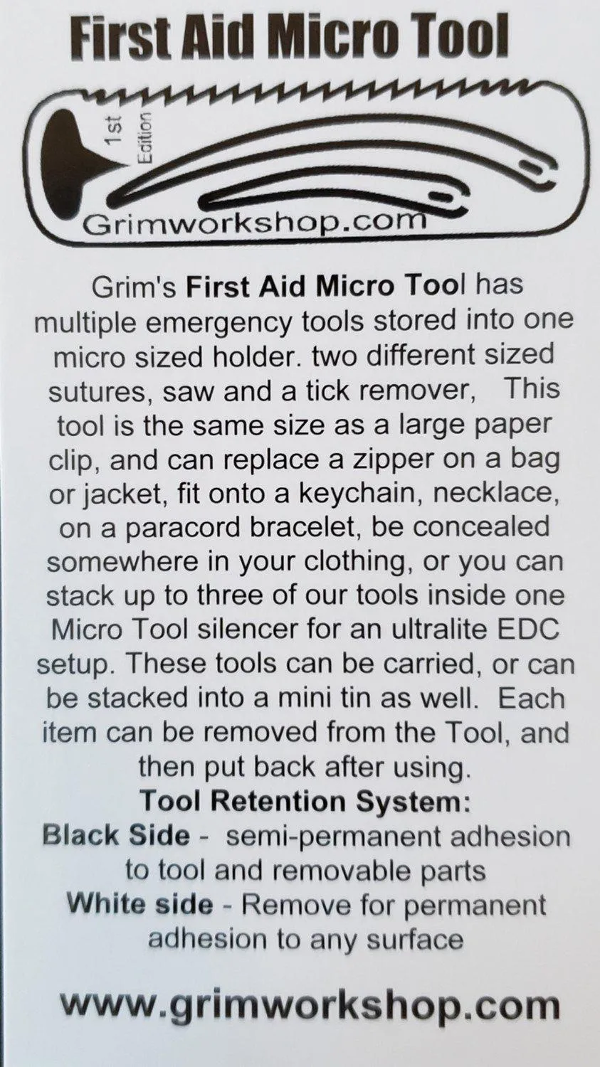 First Aid Micro Tool: EDC First Aid Tool