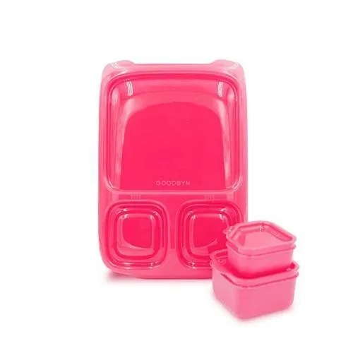 Goodbyn Hero Lunchbox Neon Pink plus Two Leakproof Containers