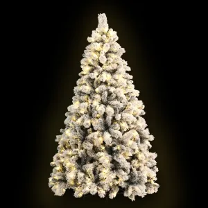 Jollys Christmas Tree 2.1M Xmas Tree with 500 LED Lights Snowy Tips