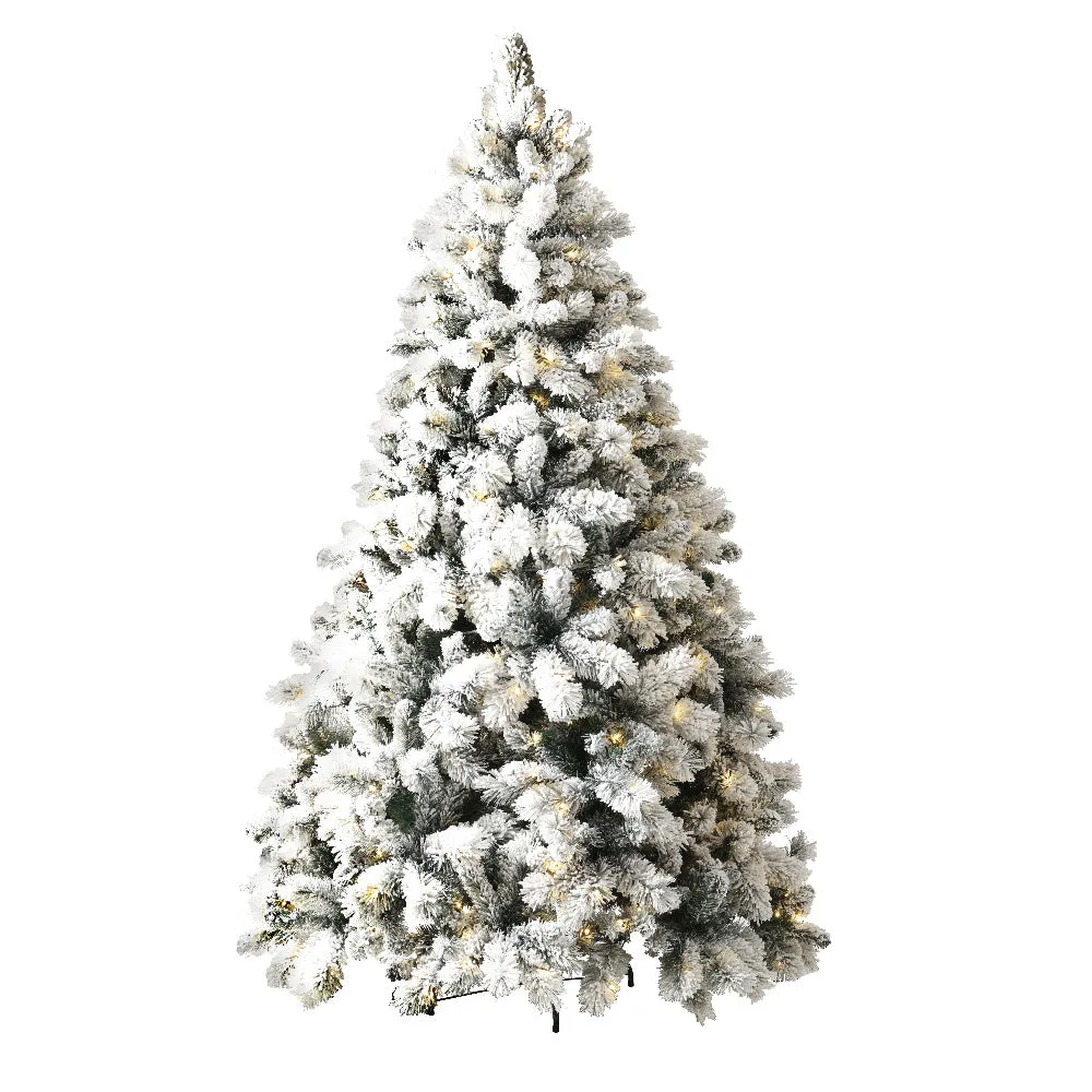 Jollys Christmas Tree 2.1M Xmas Tree with 500 LED Lights Snowy Tips