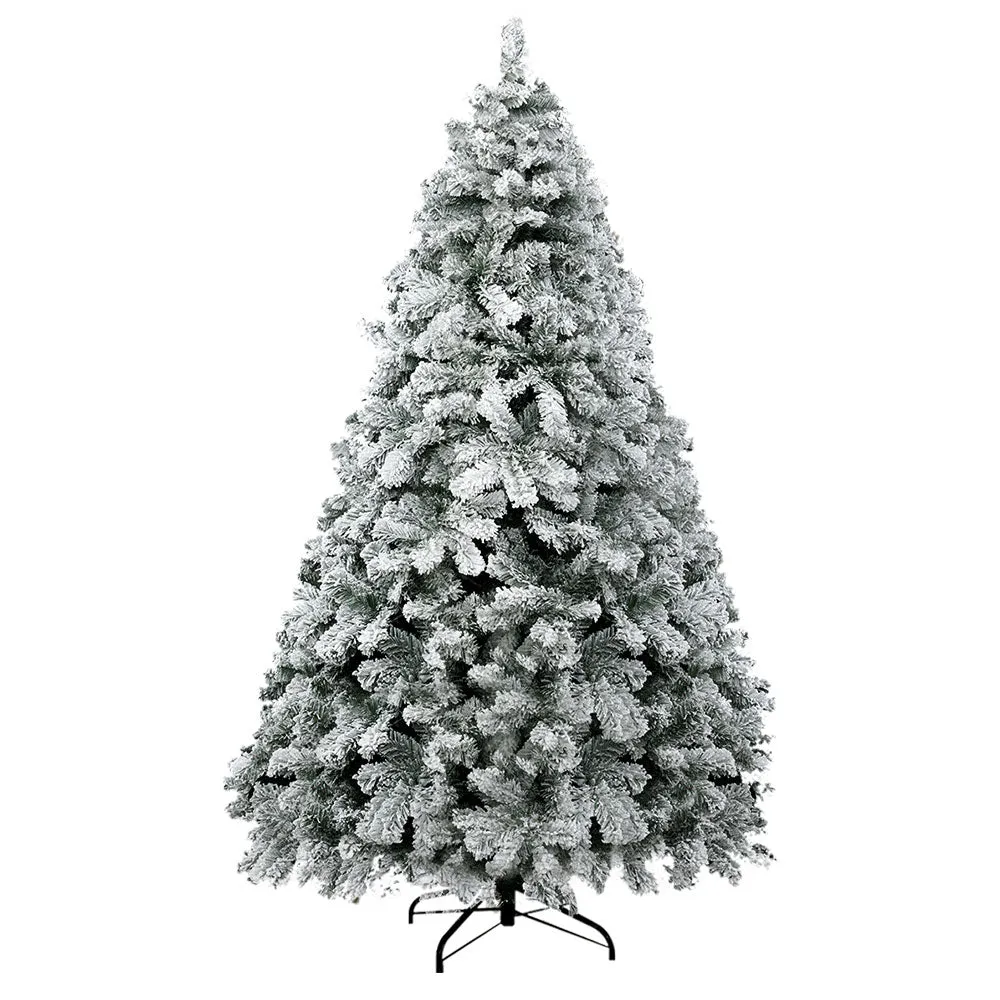 Jollys Christmas Tree 2.4M Xmas Trees Decorations Snowy 1291 Tips