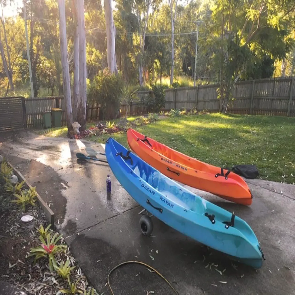 Kayak Trolley for Sit On Top Kayak Beach Balloon Wheels All Terrain