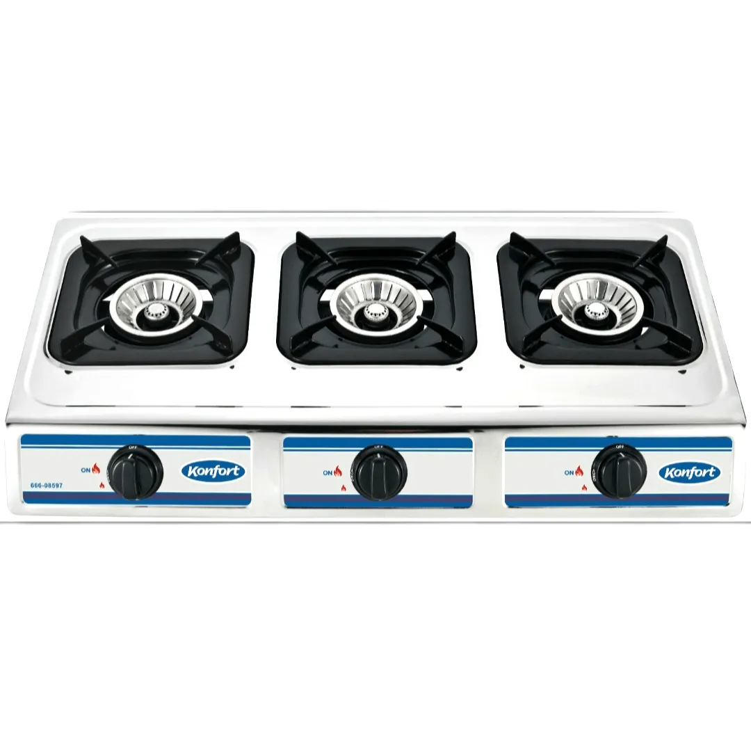 Konfort Gas Stove - 3 Burners