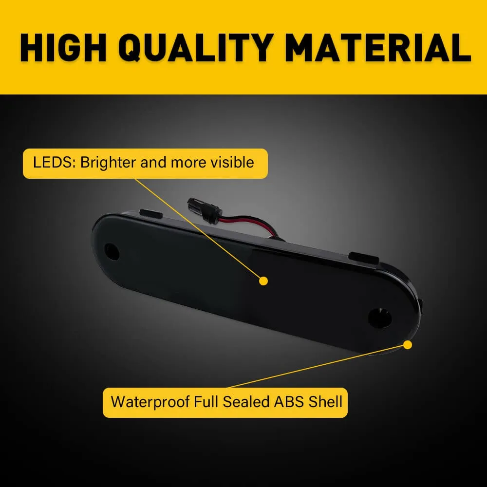 LED Side Marker Lights for 1990-2005 Mazda Miata MX-5 Turn Signal Sidemarker Lamps Replacement