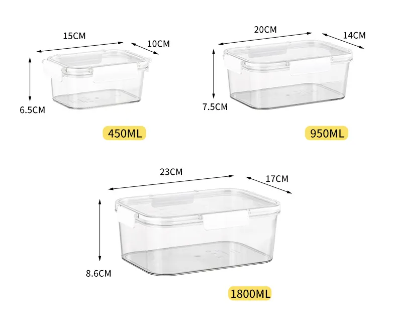 Nest Lock Rectangle Food Container