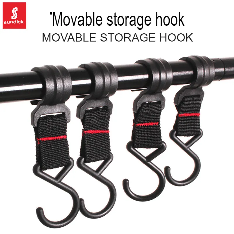 outdoor camping rack hook strap buckle S-shaped hook crossbar hook tent pole hook