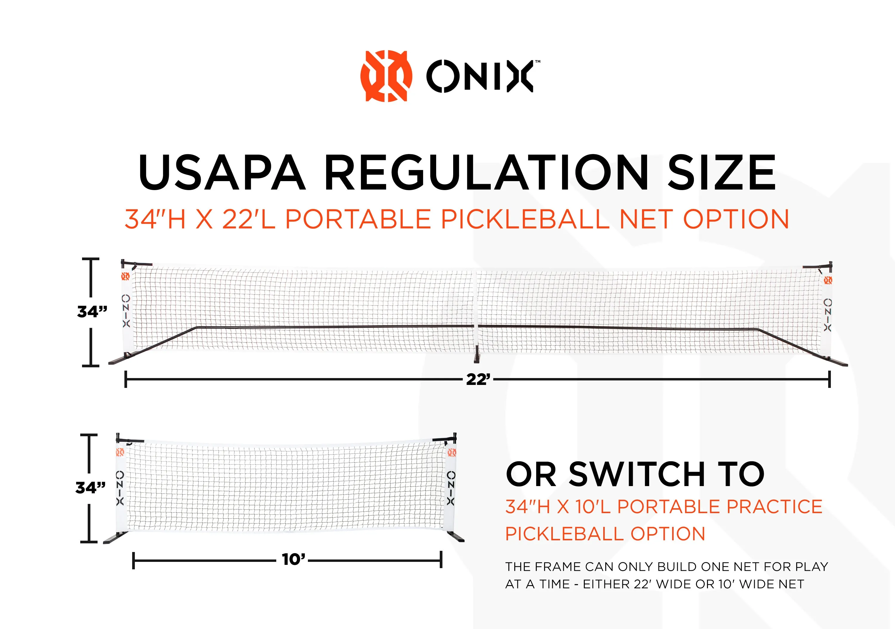 Portable Pickleball Net and Practice Net