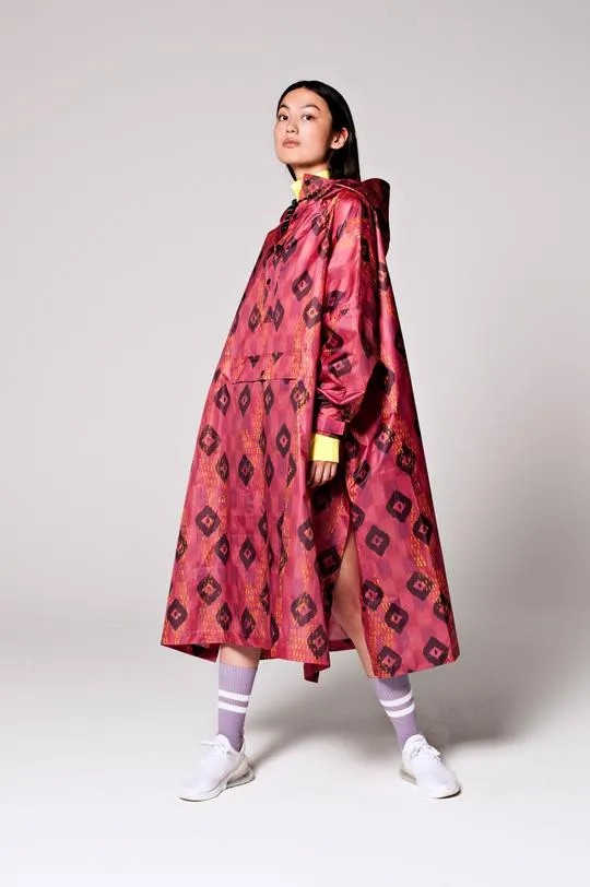 Rainkiss Poncho - Ikat