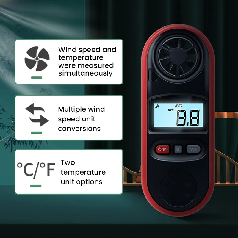 SAKER® Handheld Digital Anemometer