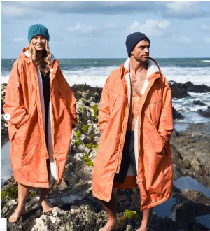 Saltrock Recycled Changing Robe - Light Orange