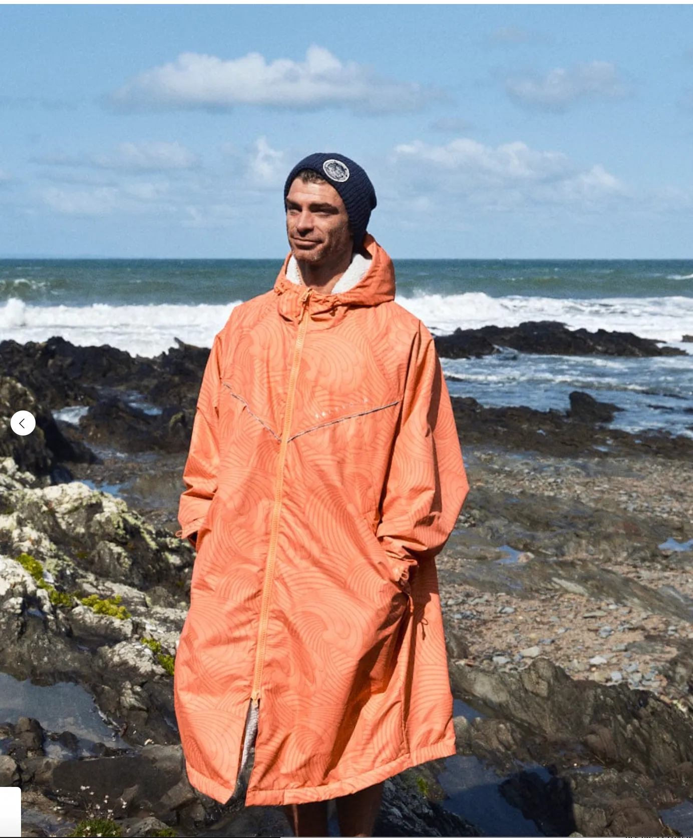 Saltrock Recycled Changing Robe - Light Orange