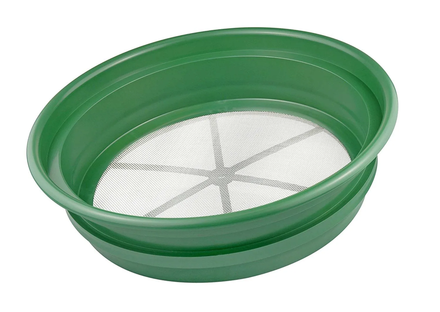 SE GP2-120 Patented Stackable 13-1/4-Inch Sifting Pan with Mesh Size 1/20-Inch