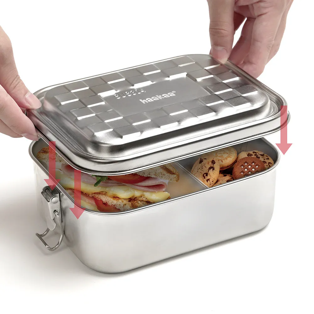 Stainless Steel Lunchbox with snack containers