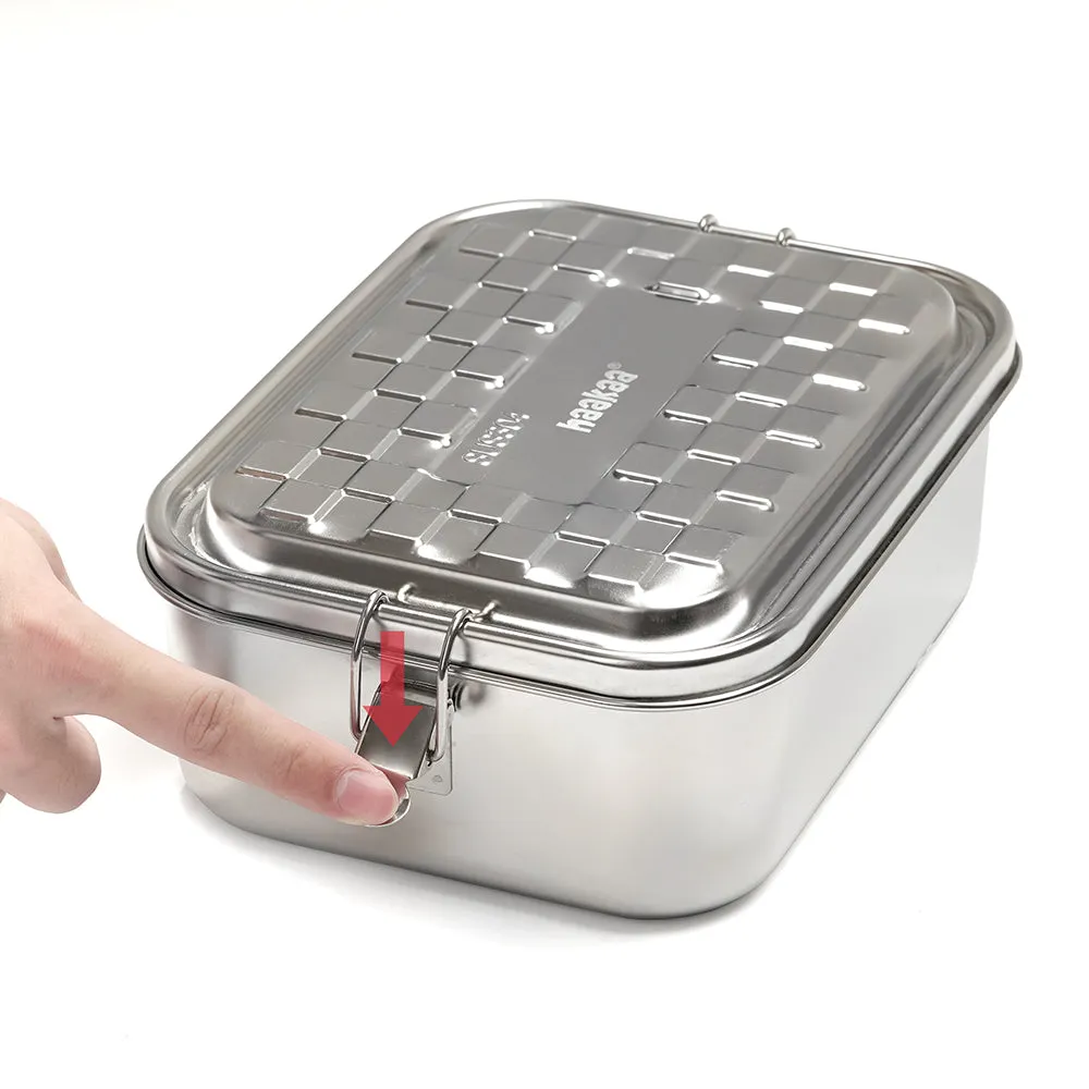 Stainless Steel Lunchbox with snack containers