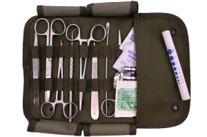 Surgical First Aid Kit - Stainless Steel Instruments