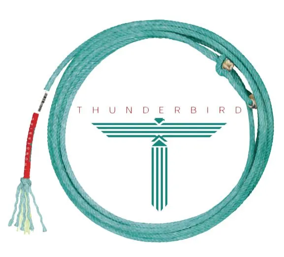 Thunderbird Heel Rope, Aqua, 36'