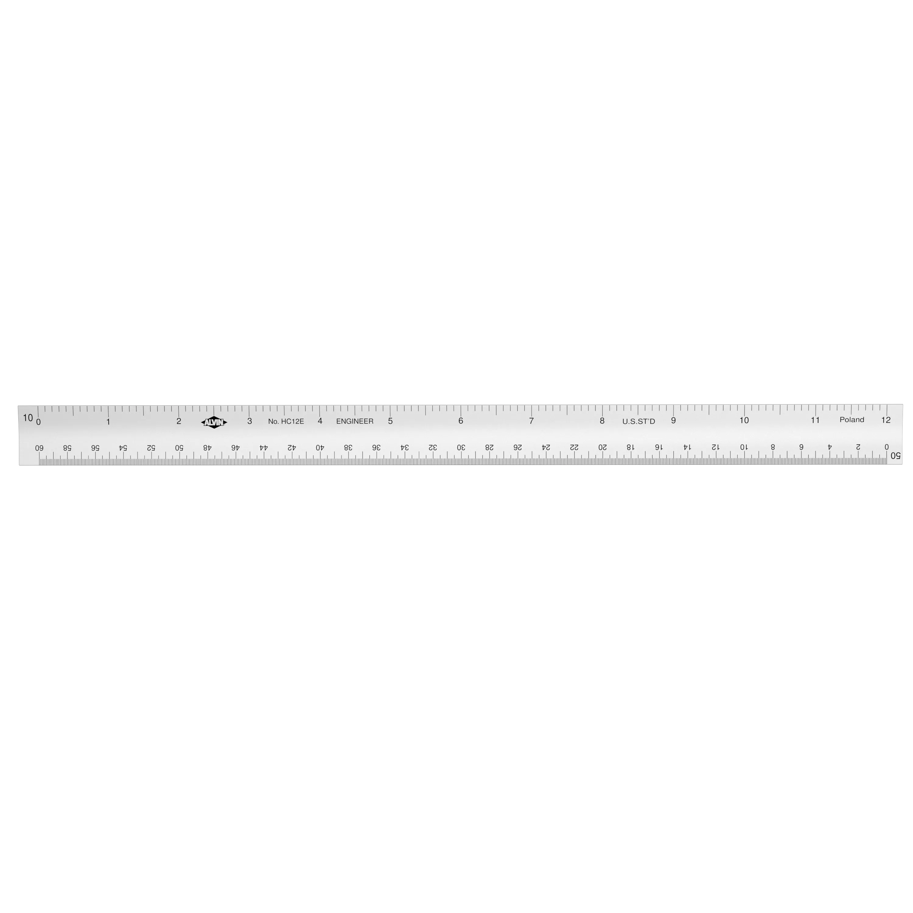 Triangular Scale - 12" Architect / Engineering Hallow Core Aluminum